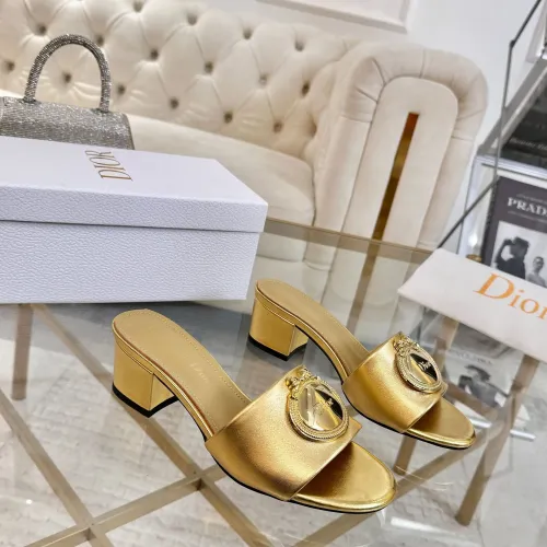 Replica Christian Dior Slippers For Women #1417618 $85.00 USD for Wholesale