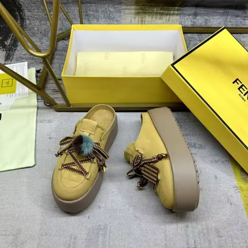 Replica Fendi Slippers For Women #1417645 $98.00 USD for Wholesale
