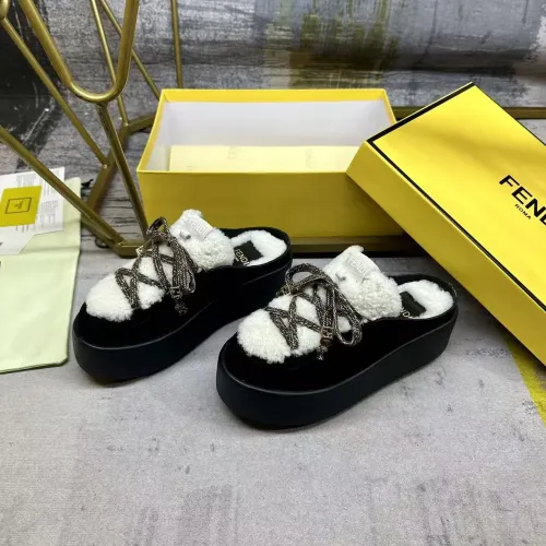 Wholesale Fendi Slippers For Women #1417647 $98.00 USD, Wholesale Quality Replica Fendi Slippers