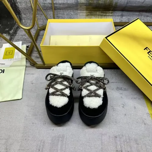Replica Fendi Slippers For Women #1417647 $98.00 USD for Wholesale