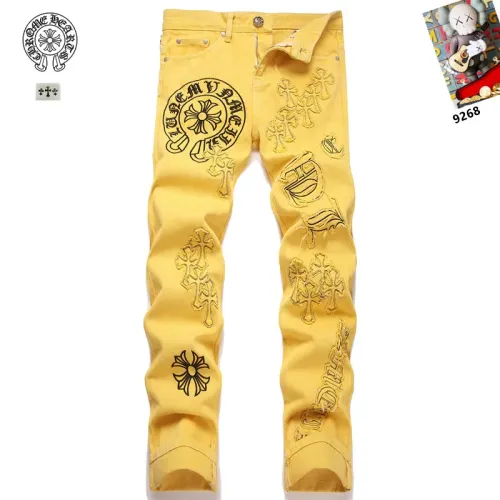 Wholesale Chrome Hearts Jeans For Men #1417706 $48.00 USD, Wholesale Quality Replica Chrome Hearts Jeans