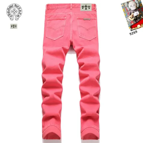 Replica Chrome Hearts Jeans For Men #1417707 $48.00 USD for Wholesale