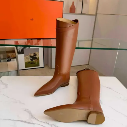 Replica Hermes Boots For Women #1417710 $200.00 USD for Wholesale