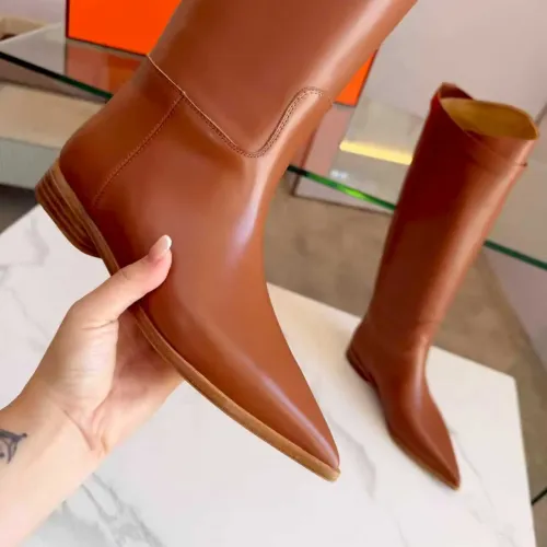 Replica Hermes Boots For Women #1417710 $200.00 USD for Wholesale