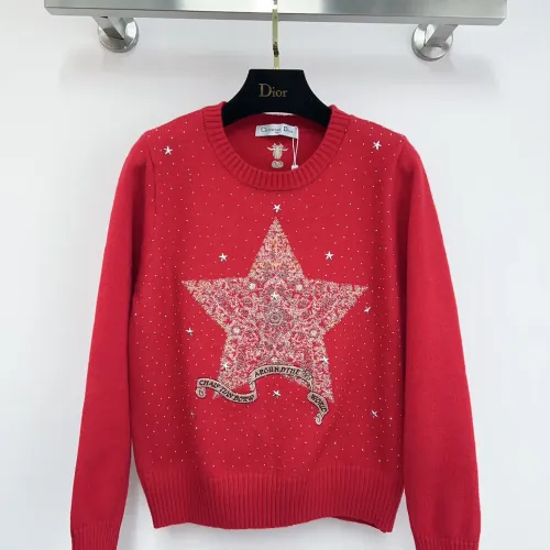Wholesale Christian Dior Sweaters Long Sleeved For Women #1417725 $72.00 USD, Wholesale Quality Replica Christian Dior Sweaters