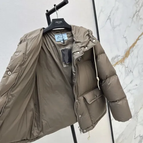 Replica Prada Down Feather Coat Long Sleeved For Women #1417739 $118.00 USD for Wholesale