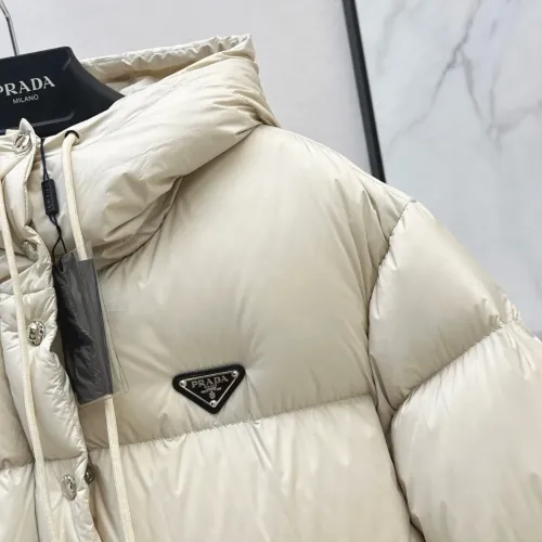 Replica Prada Down Feather Coat Long Sleeved For Women #1417740 $118.00 USD for Wholesale