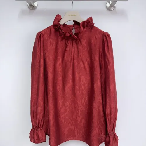 Wholesale Christian Dior Shirts Long Sleeved For Women #1417748 $85.00 USD, Wholesale Quality Replica Christian Dior Shirts