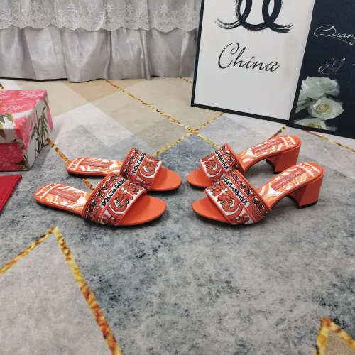 Replica Dolce & Gabbana D&G Slippers For Women #1417752 $125.00 USD for Wholesale