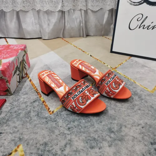 Wholesale Dolce &amp; Gabbana D&amp;G Slippers For Women #1417753 $125.00 USD, Wholesale Quality Replica Dolce &amp; Gabbana D&amp;G Slippers