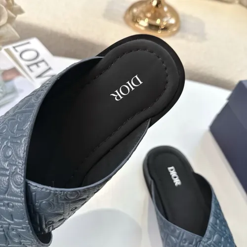 Replica Christian Dior Slippers For Men #1417773 $82.00 USD for Wholesale