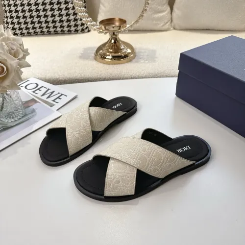 Wholesale Christian Dior Slippers For Men #1417775 $85.00 USD, Wholesale Quality Replica Christian Dior Slippers