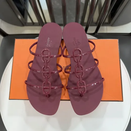 Wholesale Hermes Slippers For Women #1417797 $52.00 USD, Wholesale Quality Replica Hermes Slippers