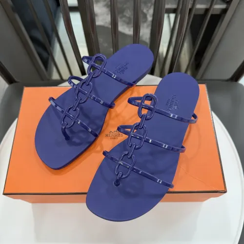 Replica Hermes Slippers For Women #1417799 $52.00 USD for Wholesale