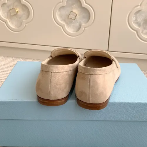 Replica Prada Leather Shoes For Women #1417843 $105.00 USD for Wholesale