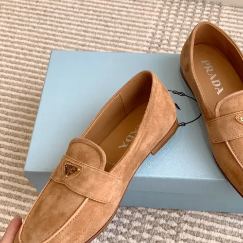 Wholesale Prada Leather Shoes For Men #1417846 $105.00 USD, Wholesale Quality Replica Prada Leather Shoes