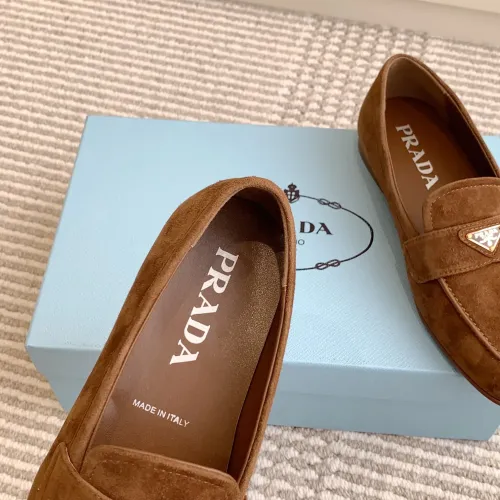 Replica Prada Leather Shoes For Men #1417850 $105.00 USD for Wholesale