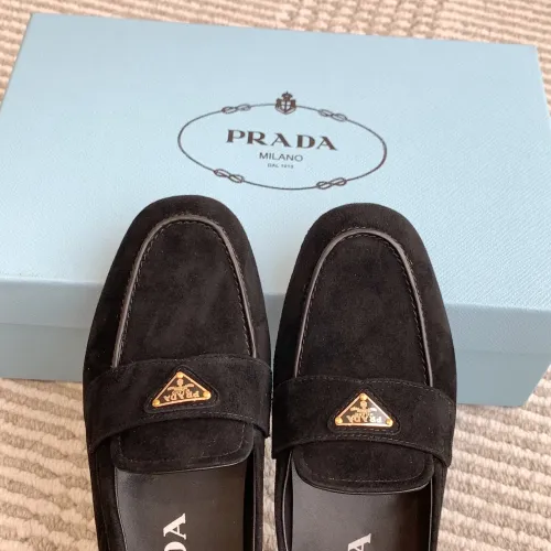 Replica Prada Leather Shoes For Men #1417852 $105.00 USD for Wholesale