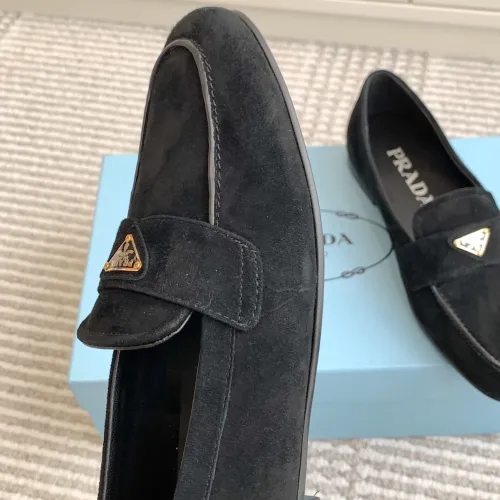 Replica Prada Leather Shoes For Men #1417852 $105.00 USD for Wholesale