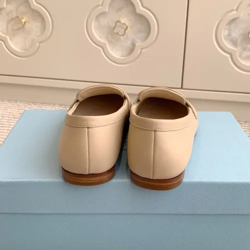 Replica Prada Leather Shoes For Women #1417853 $105.00 USD for Wholesale
