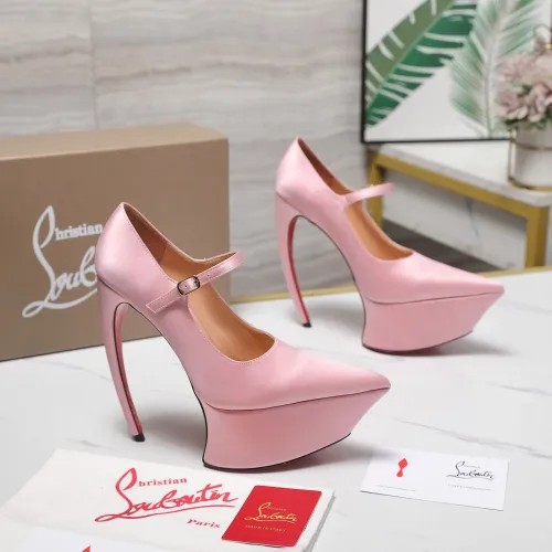 Wholesale Christian Louboutin High-heeled shoes For Women #1417933 $128.00 USD, Wholesale Quality Replica Christian Louboutin High-heeled shoes