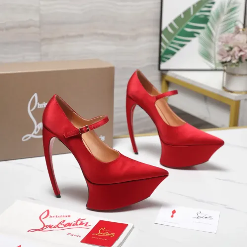 Wholesale Christian Louboutin High-heeled shoes For Women #1417935 $128.00 USD, Wholesale Quality Replica Christian Louboutin High-heeled shoes