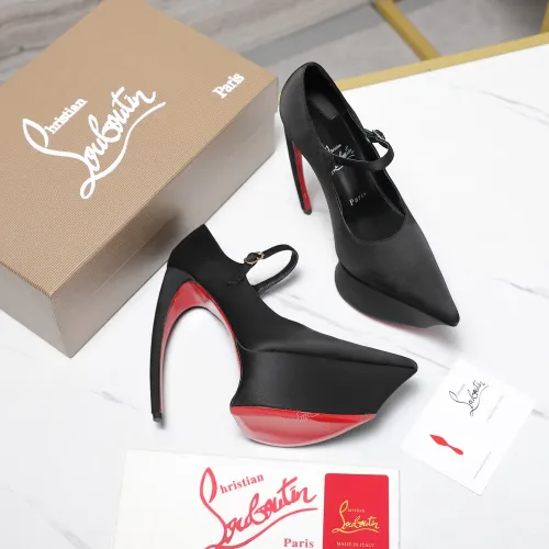 Replica Christian Louboutin High-heeled shoes For Women #1417936 $128.00 USD for Wholesale