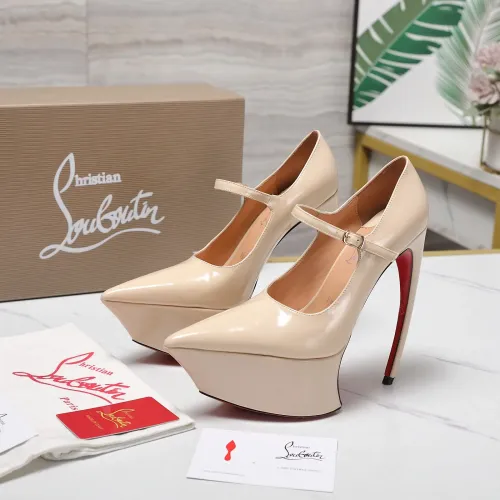 Replica Christian Louboutin High-heeled shoes For Women #1417937 $128.00 USD for Wholesale