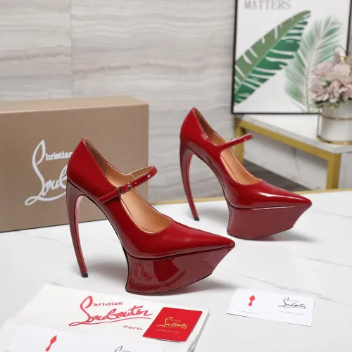 Wholesale Christian Louboutin High-heeled shoes For Women #1417938 $128.00 USD, Wholesale Quality Replica Christian Louboutin High-heeled shoes