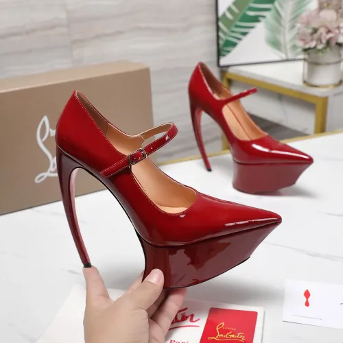 Replica Christian Louboutin High-heeled shoes For Women #1417938 $128.00 USD for Wholesale