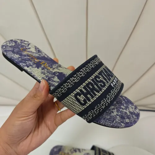 Replica Christian Dior Slippers For Women #1417985 $68.00 USD for Wholesale