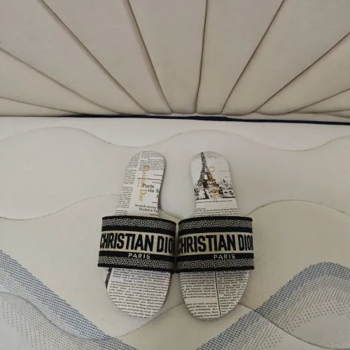 Wholesale Christian Dior Slippers For Women #1417986 $68.00 USD, Wholesale Quality Replica Christian Dior Slippers