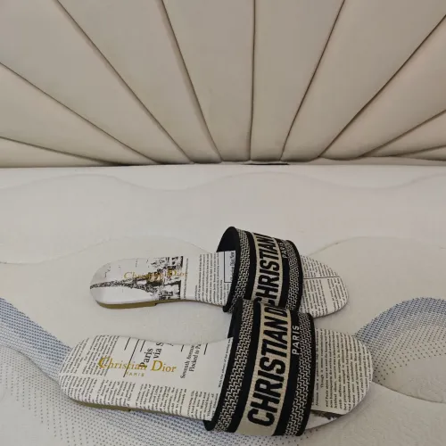 Replica Christian Dior Slippers For Women #1417986 $68.00 USD for Wholesale