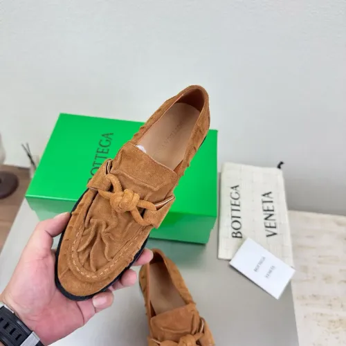 Replica Bottega Veneta BV Leather Shoes For Women #1418062 $140.00 USD for Wholesale