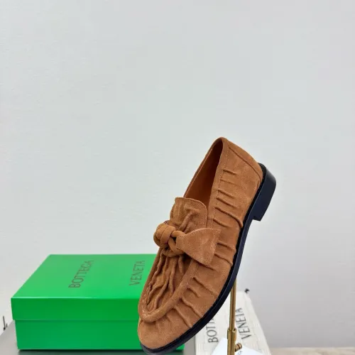 Replica Bottega Veneta BV Leather Shoes For Women #1418062 $140.00 USD for Wholesale