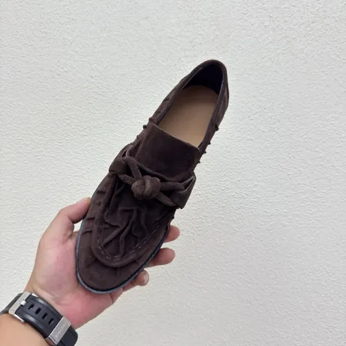 Replica Bottega Veneta BV Leather Shoes For Women #1418063 $140.00 USD for Wholesale