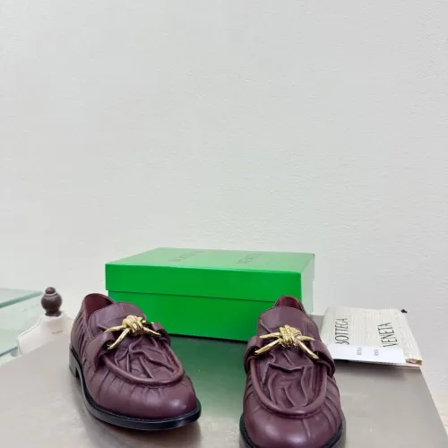 Replica Bottega Veneta BV Leather Shoes For Women #1418065 $140.00 USD for Wholesale