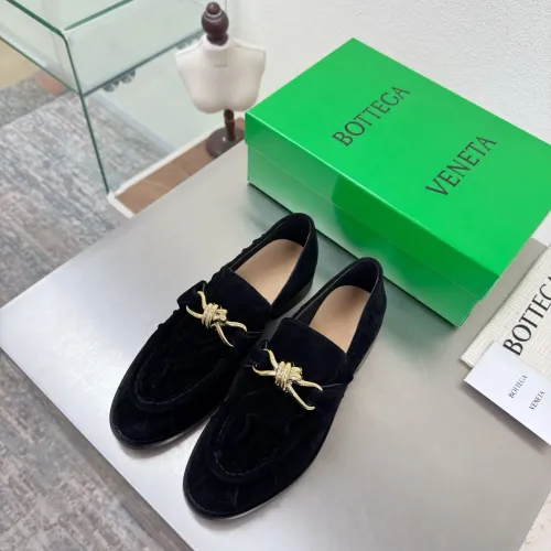 Replica Bottega Veneta BV Leather Shoes For Women #1418070 $140.00 USD for Wholesale