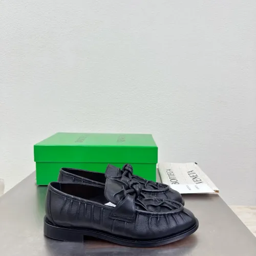 Replica Bottega Veneta BV Leather Shoes For Women #1418073 $140.00 USD for Wholesale
