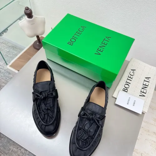 Replica Bottega Veneta BV Leather Shoes For Women #1418073 $140.00 USD for Wholesale