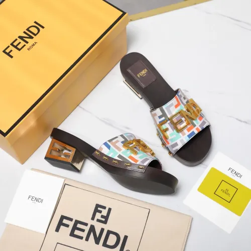 Replica Fendi Slippers For Women #1418123 $155.00 USD for Wholesale