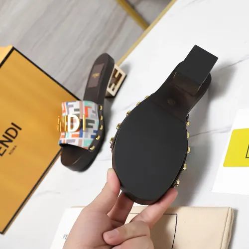 Replica Fendi Slippers For Women #1418123 $155.00 USD for Wholesale
