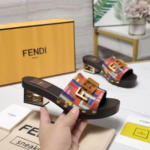 Replica Fendi Slippers For Women #1418124 $155.00 USD for Wholesale