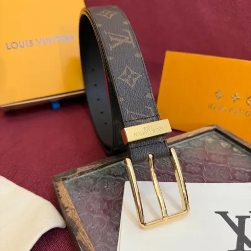 Replica Louis Vuitton AAA Quality Belts In 3.5cm For Men #1418282 $56.00 USD for Wholesale