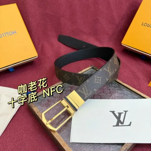 Wholesale Louis Vuitton AAA Quality Belts In 3.5cm For Men #1418424 $60.00 USD, Wholesale Quality Replica Louis Vuitton AAA Quality Belts