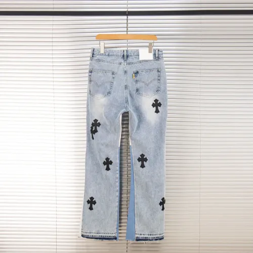 Replica Chrome Hearts Jeans For Men #1418559 $48.00 USD for Wholesale