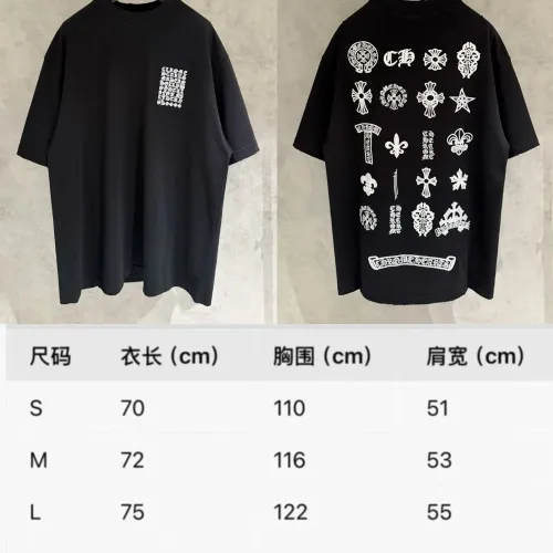 Replica Chrome Hearts T-Shirts Short Sleeved For Unisex #1418583 $56.00 USD for Wholesale