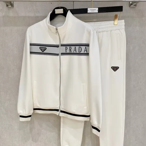 Wholesale Prada Tracksuits Long Sleeved For Men #1418675 $112.00 USD, Wholesale Quality Replica Prada Tracksuits
