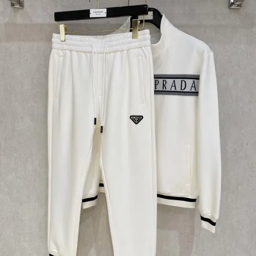 Replica Prada Tracksuits Long Sleeved For Men #1418675 $112.00 USD for Wholesale