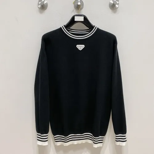 Wholesale Prada Sweaters Long Sleeved For Men #1418727 $85.00 USD, Wholesale Quality Replica Prada Sweaters